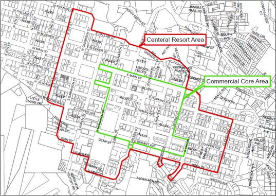COA Commercial Core Map