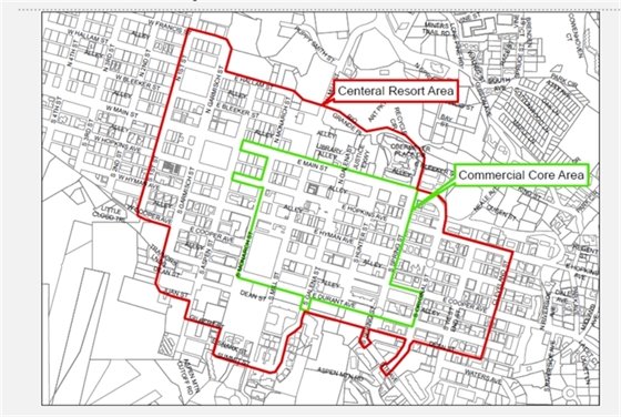 Core and Central Map of Aspen