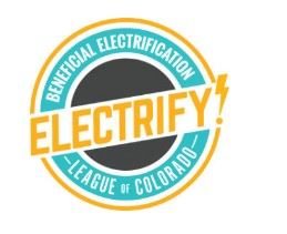 blue, yellow, and black logo for the beneficial education league of colorado 