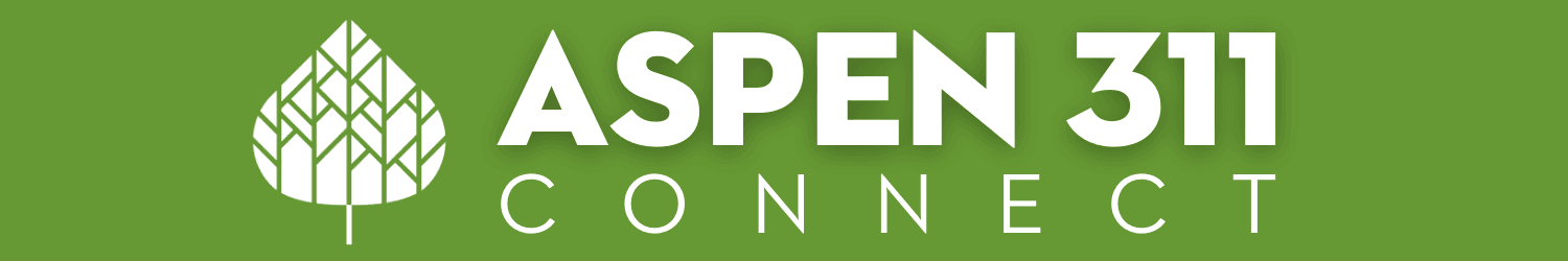 Banner with ASpen 311 Connect logo