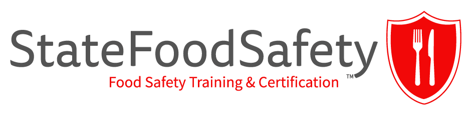 State Food Safety Training and Certification logo image links to Colorado Food Manager Certification and Training online courses