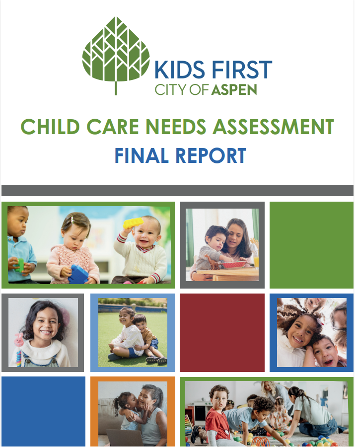 Child care needs assessment report cover 