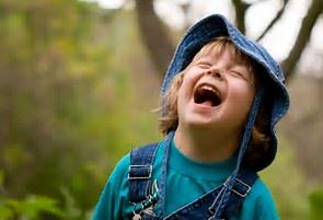 child laughing