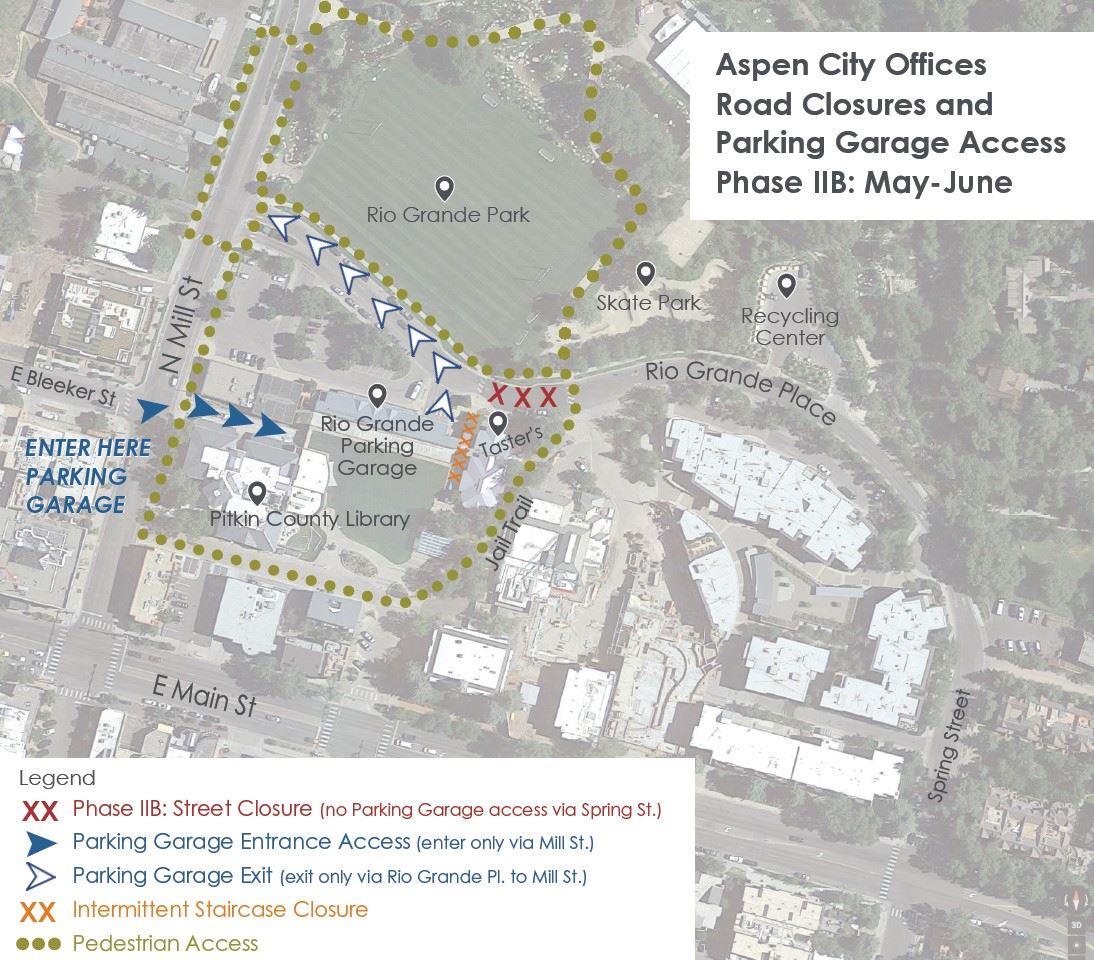 Aspen City Offices Road Closure May-June 2019