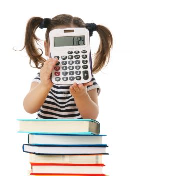 Girl with Calculator
